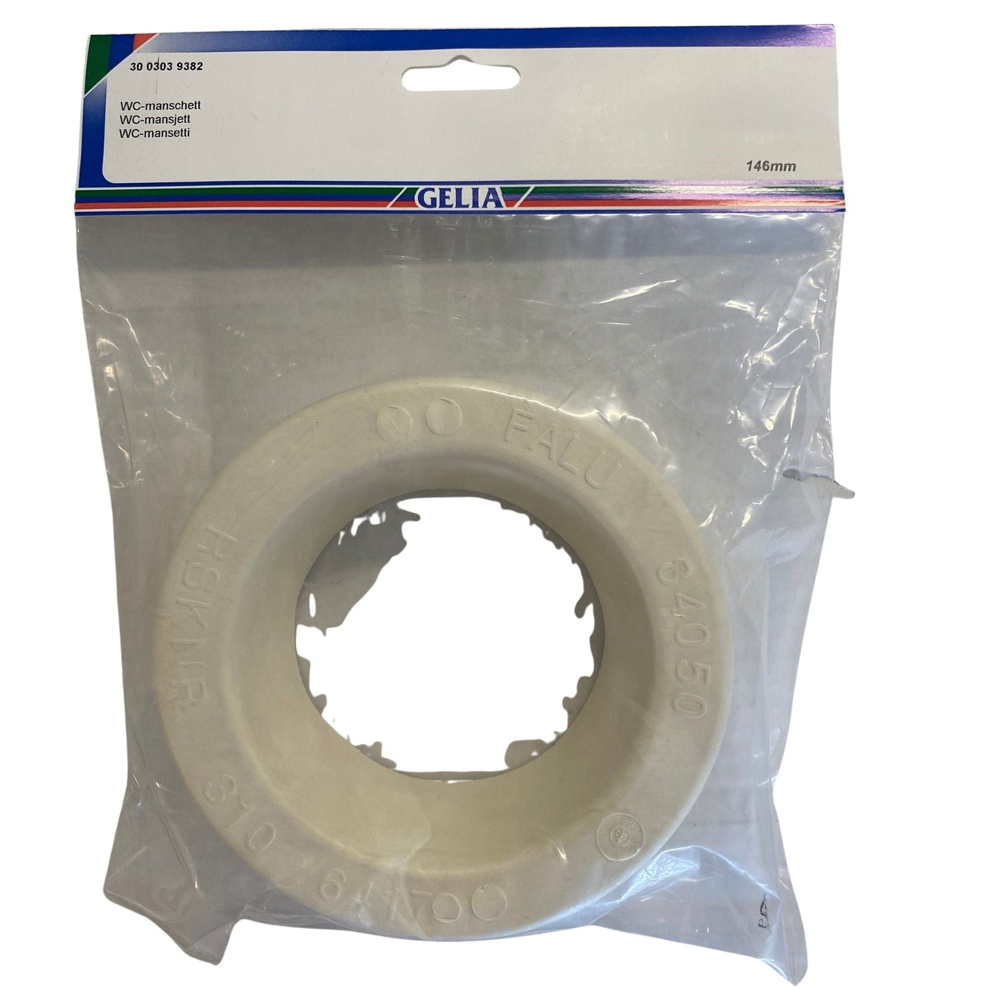 GELIA WC-manschett 146 mm i förpackning
