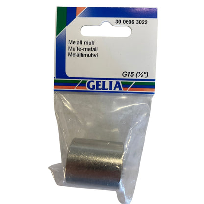 Muff metall GELIA G15 förpackning