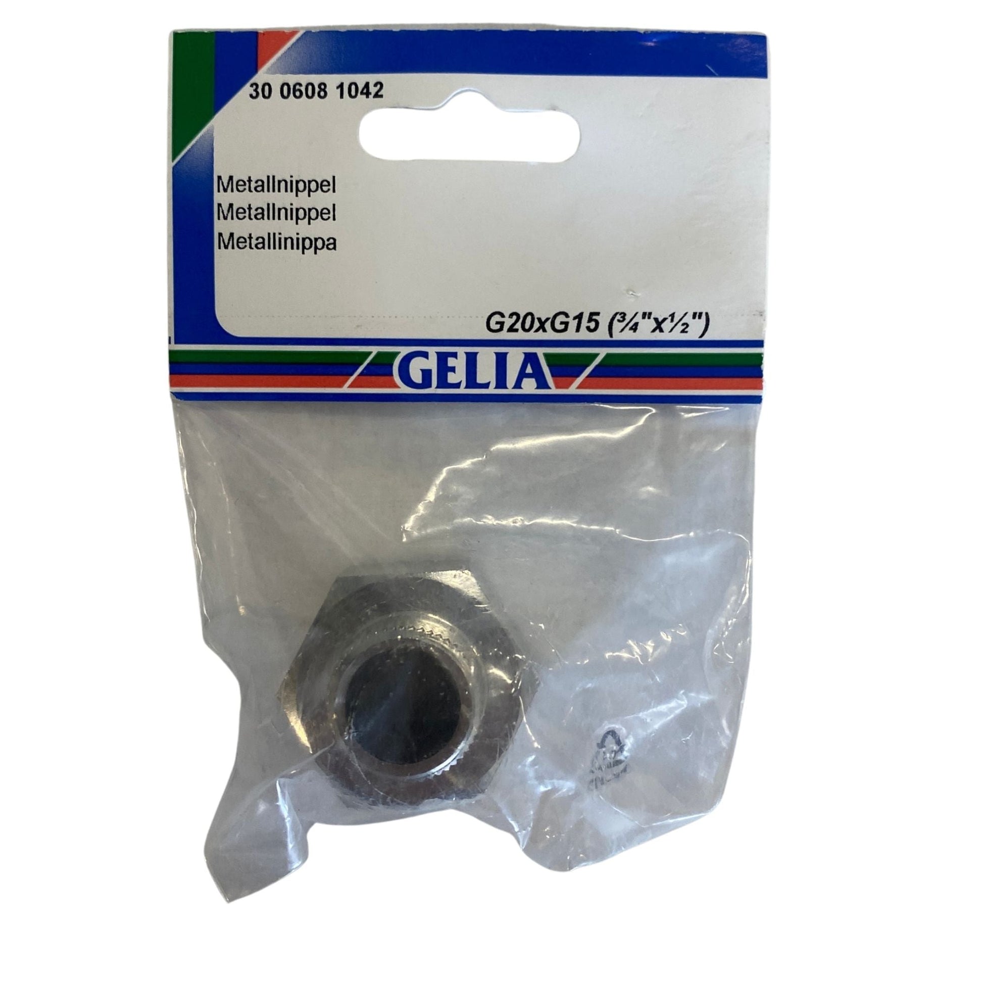 Nippel metall GELIA G20xG15 förpackning