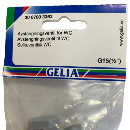 Avstängningsventil för WC GELIA G15 förpackning