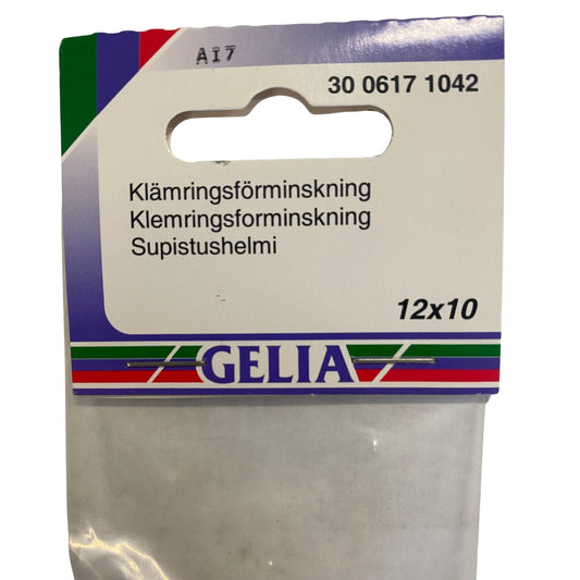 GELIA klämringsförminskning 12x10 - närbild på förpackning