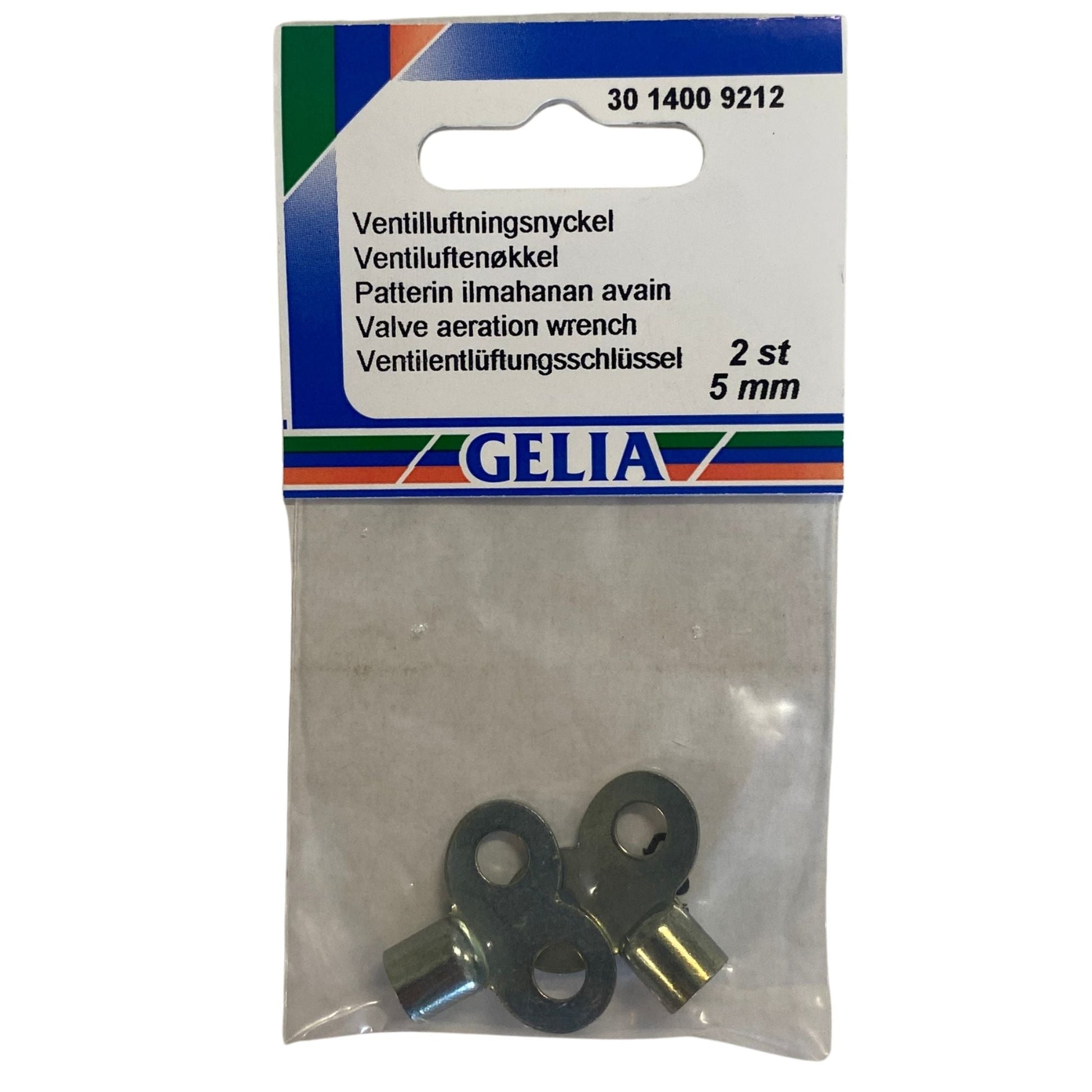 GELIA ventilluftningsnyckel 5 mm, 2-pack, förpackning