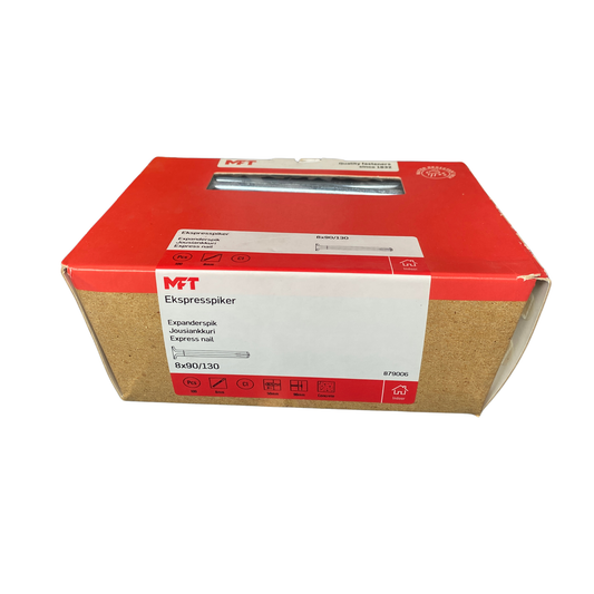 MFT expanderspik 8x90/130 i kartongförpackning 100 stycken