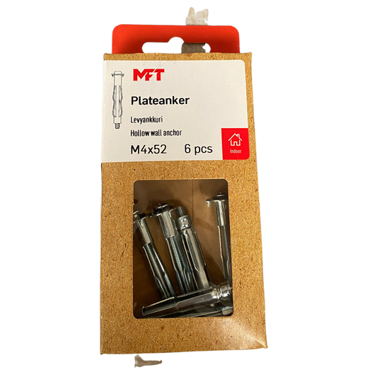 MFT metallexpander M4x52 i förpackning framifrån