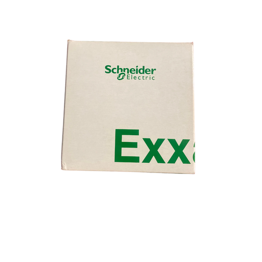 KNX tryckknapp Schneider Exxact 4 knappar antracit, förpackning framifrån