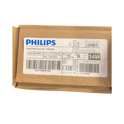 Philips MASTER TL5 HE 14W/840 lysrör kartong med etikett