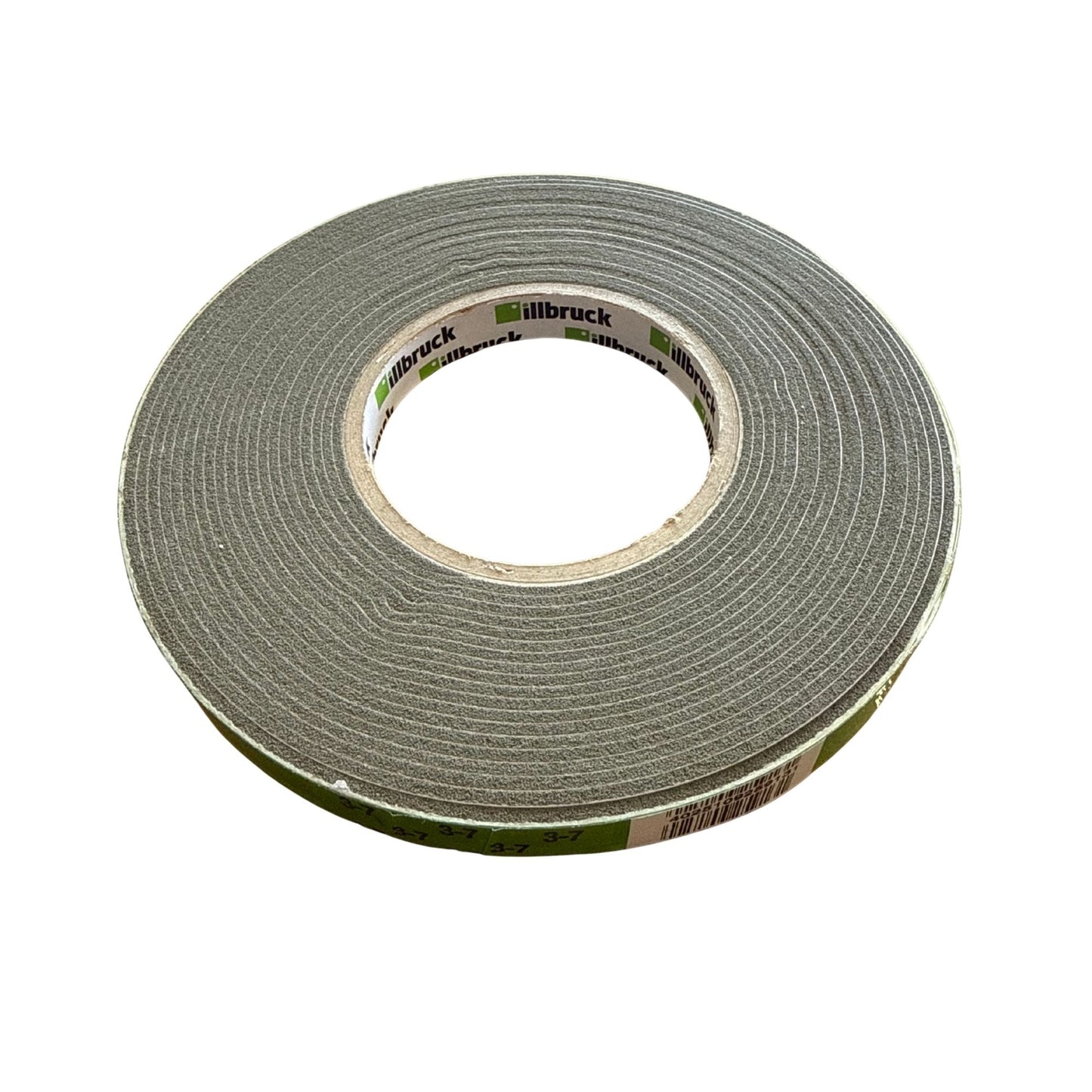 Rulle med illbruck TP600 fogtätningsband i grå kulör, komprimerat skumband 3-7 mm