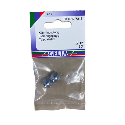 Klämringspropp 10 mm GELIA i originalförpackning, framsida