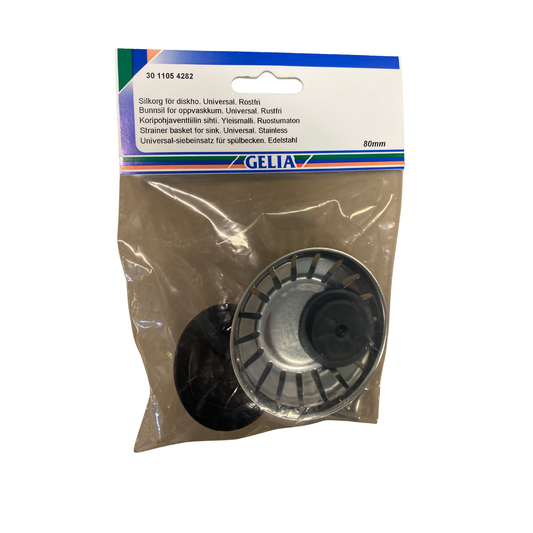 Silkorg för diskho GELIA 80 mm i förpackning med tillbehör