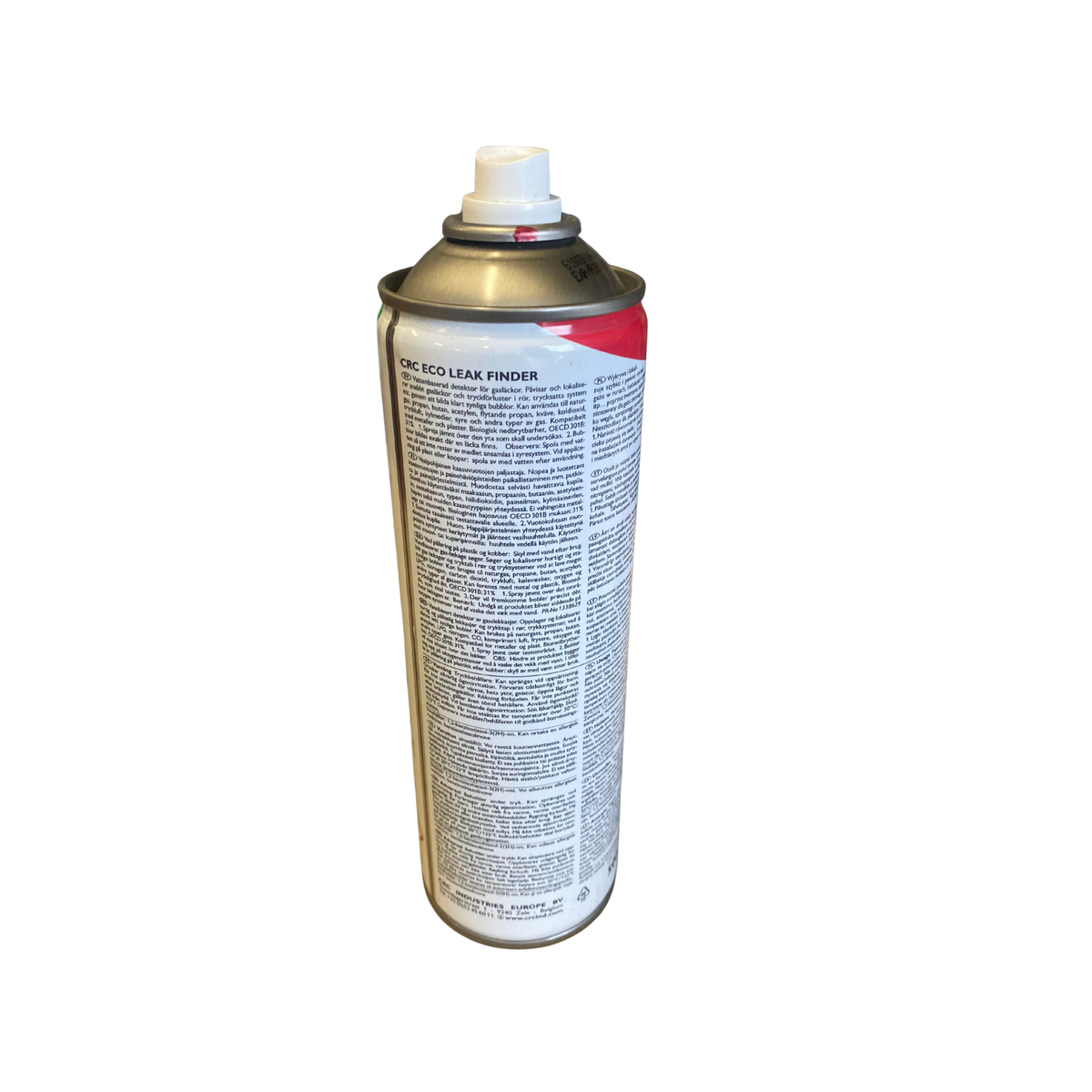 Läcksökare CRC ECO Leak Finder förpackning baksida med bruksanvisning
