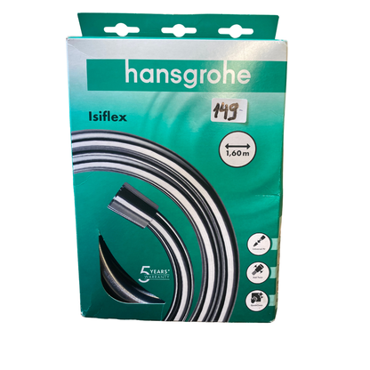 Duschslang Hansgrohe Isiflex krom 1,60 m förpackning framsida