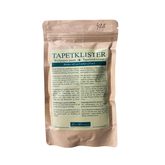 Tapetklister Lim & Handtryck cellulosa förpackning