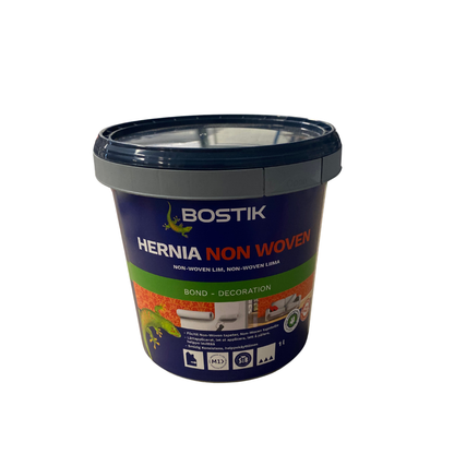 Tapetlim Bostik Hernia Non Woven 1 liter hink framsida