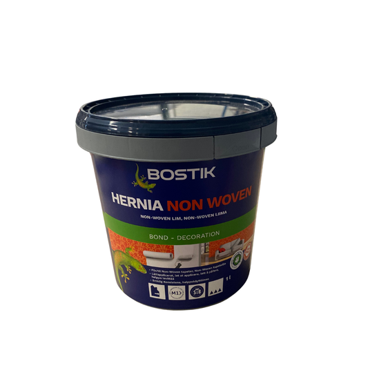 Tapetlim Bostik Hernia Non Woven 1 liter hink framsida