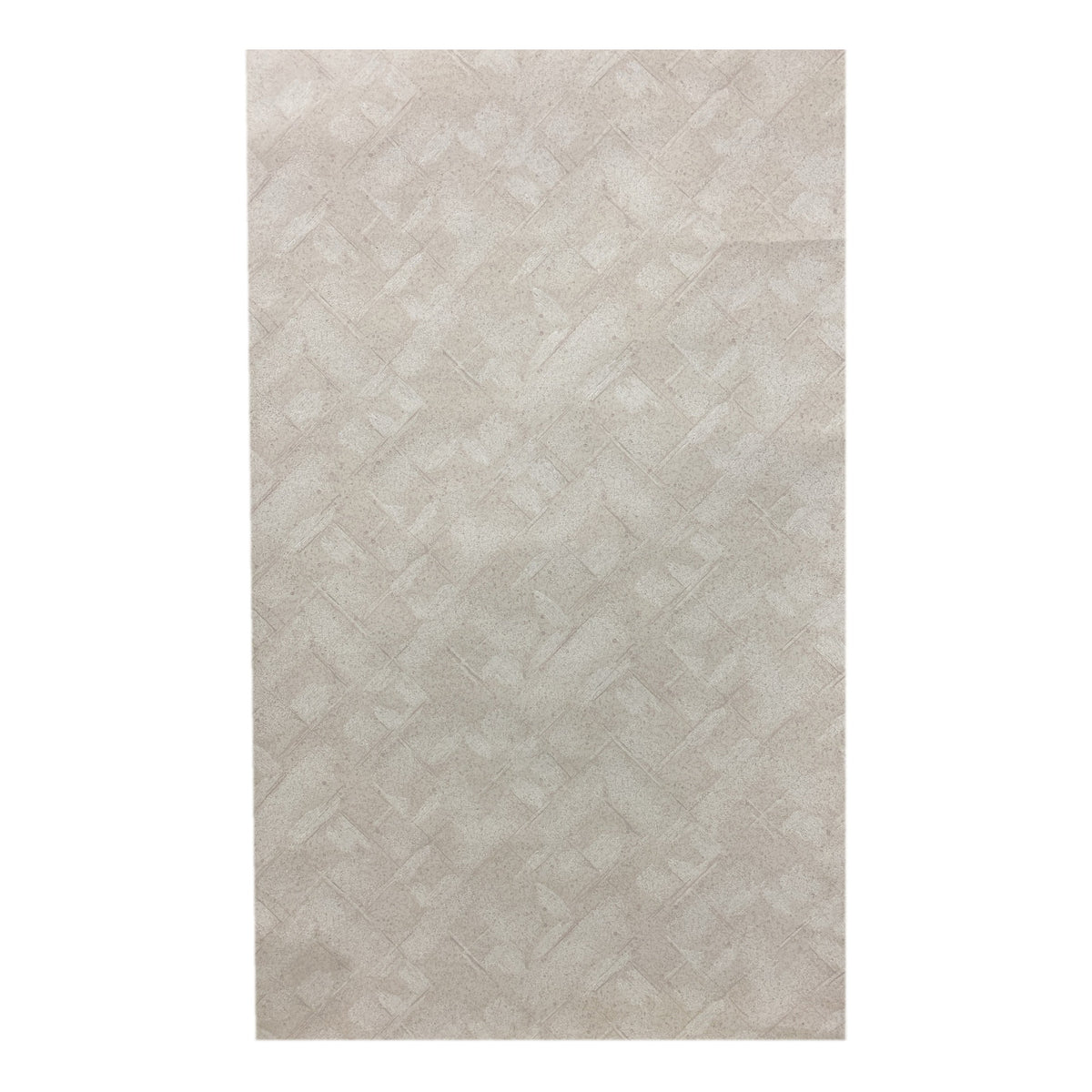 Utrullad tapet Borosan 535 ljusbeige med diagonal flätstruktur