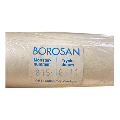 Tapetrulle Borosan 815 med etikett