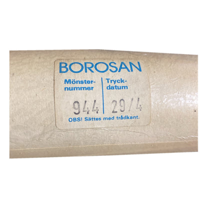 Tapetrulle Borosan 944 med etikett