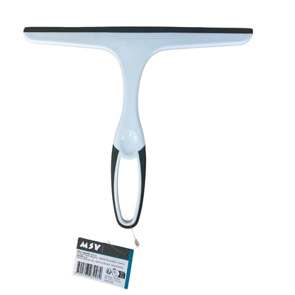 Fönsterskrapa från MSV med gummiblad och ergonomiskt handtag, 25,5 cm