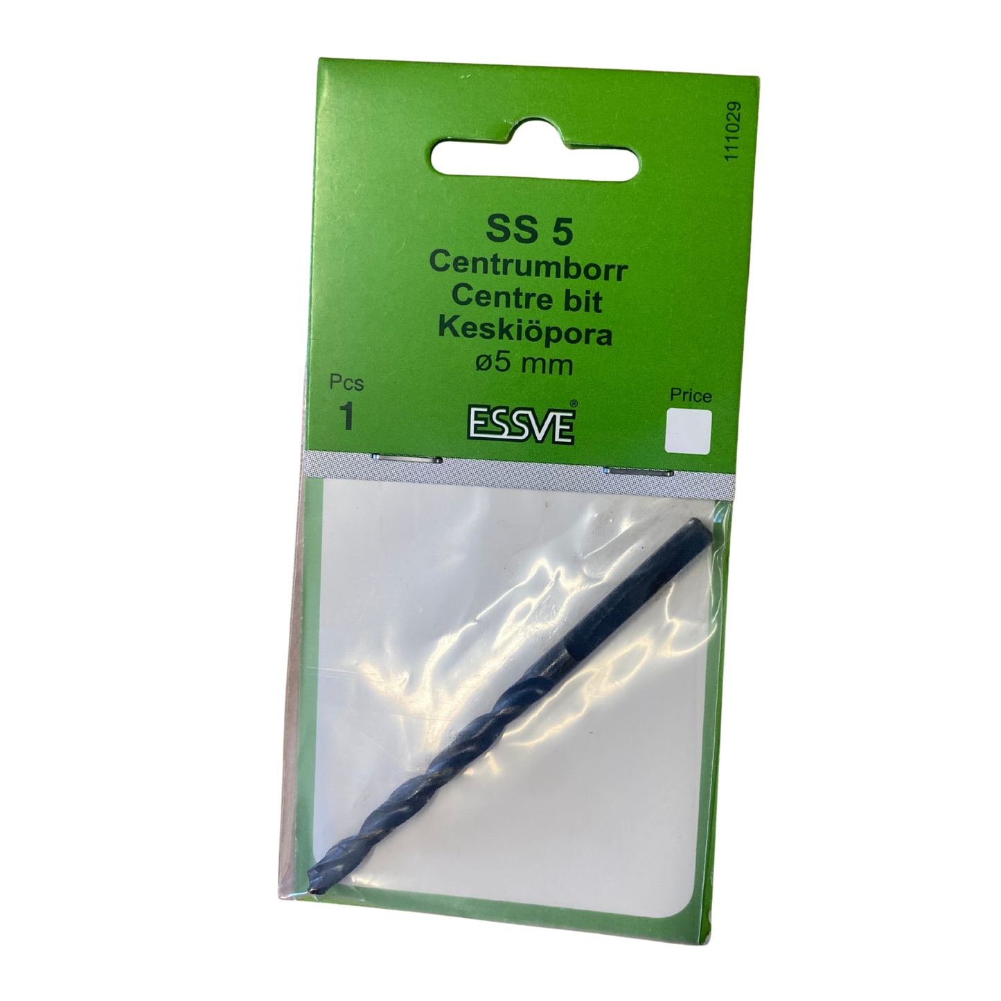 ESSVE Centrumborr SS5 5mm i originalförpackning, framsida