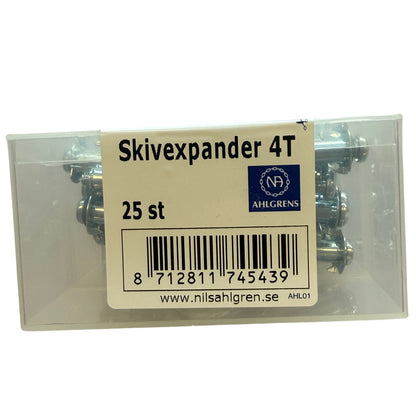 Skivexpander 4T Nils Ahlgren förpackning med streckkod och art.nr
