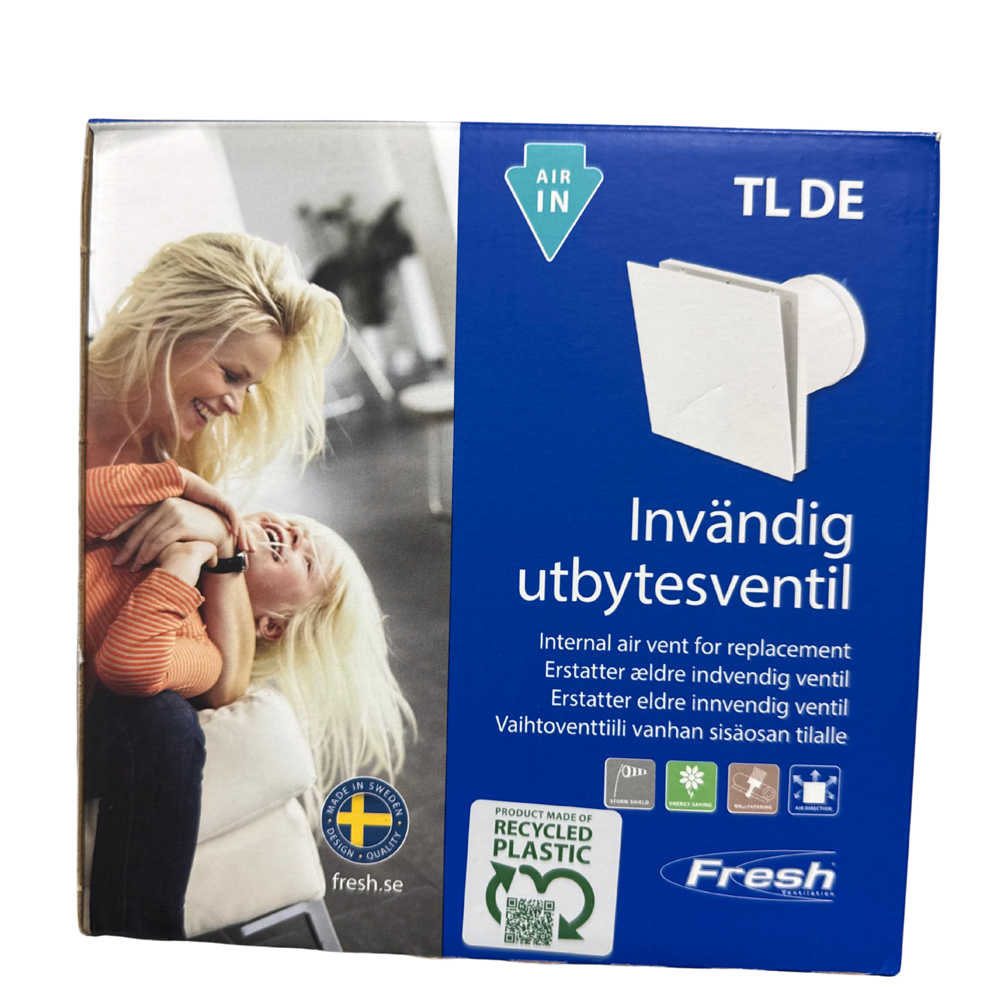 Väggventil invändig utbytesventil TL DE förpackning med produktbild