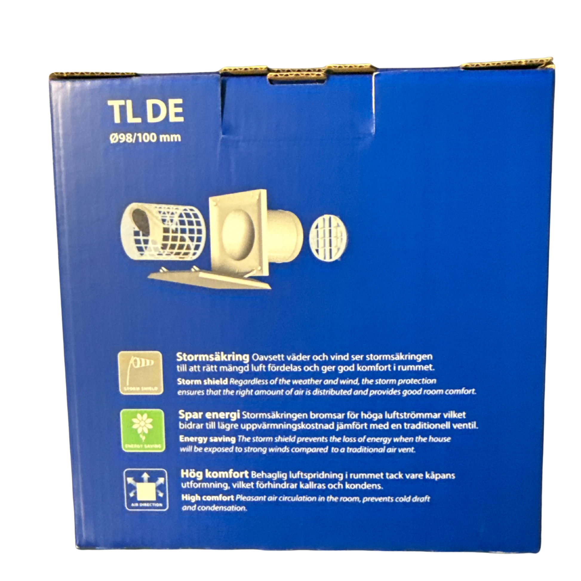 Invändig utbytesventil TL DE Fresh med produktegenskaper och komponenter