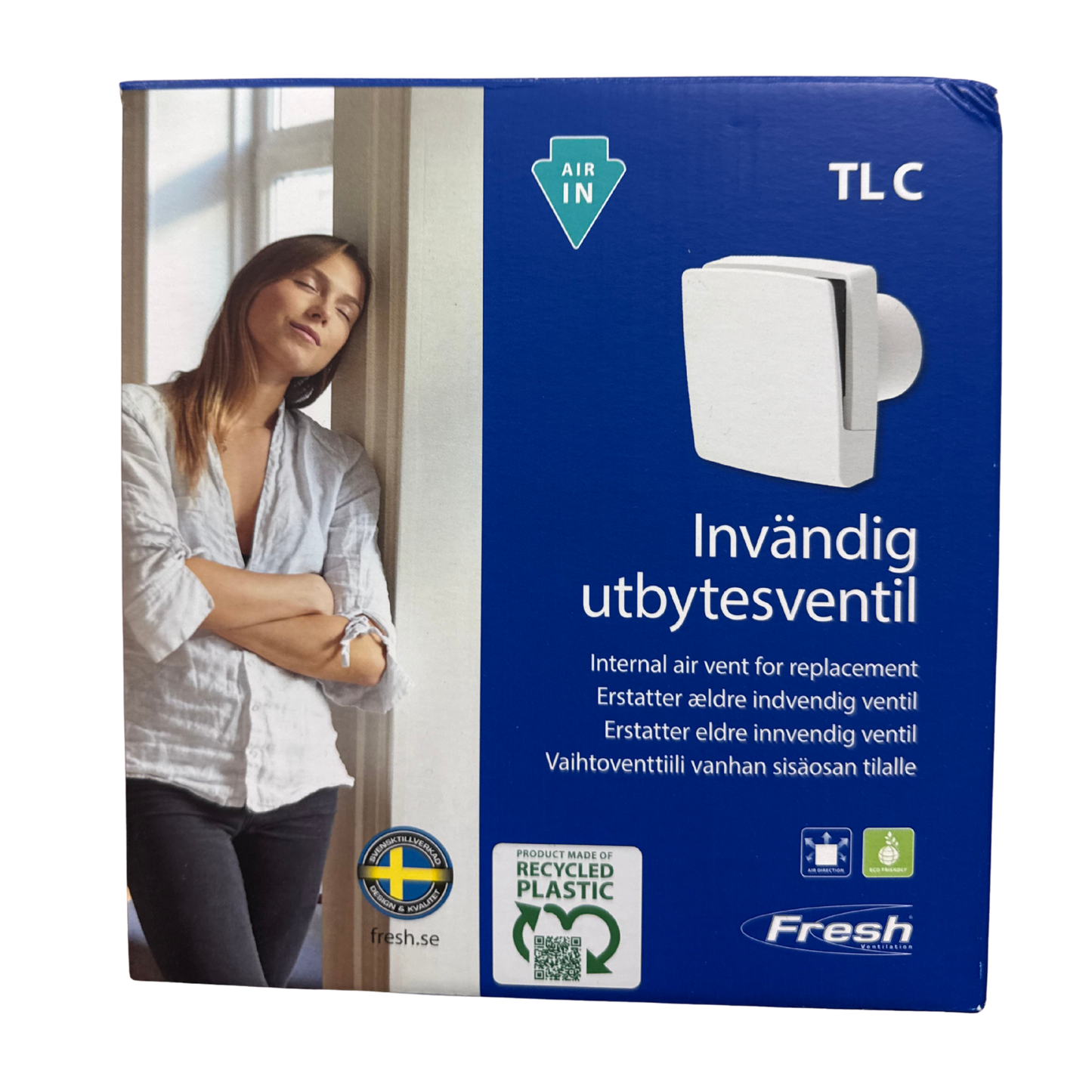 Invändig utbytesventil TL C Fresh i originalförpackning, vit