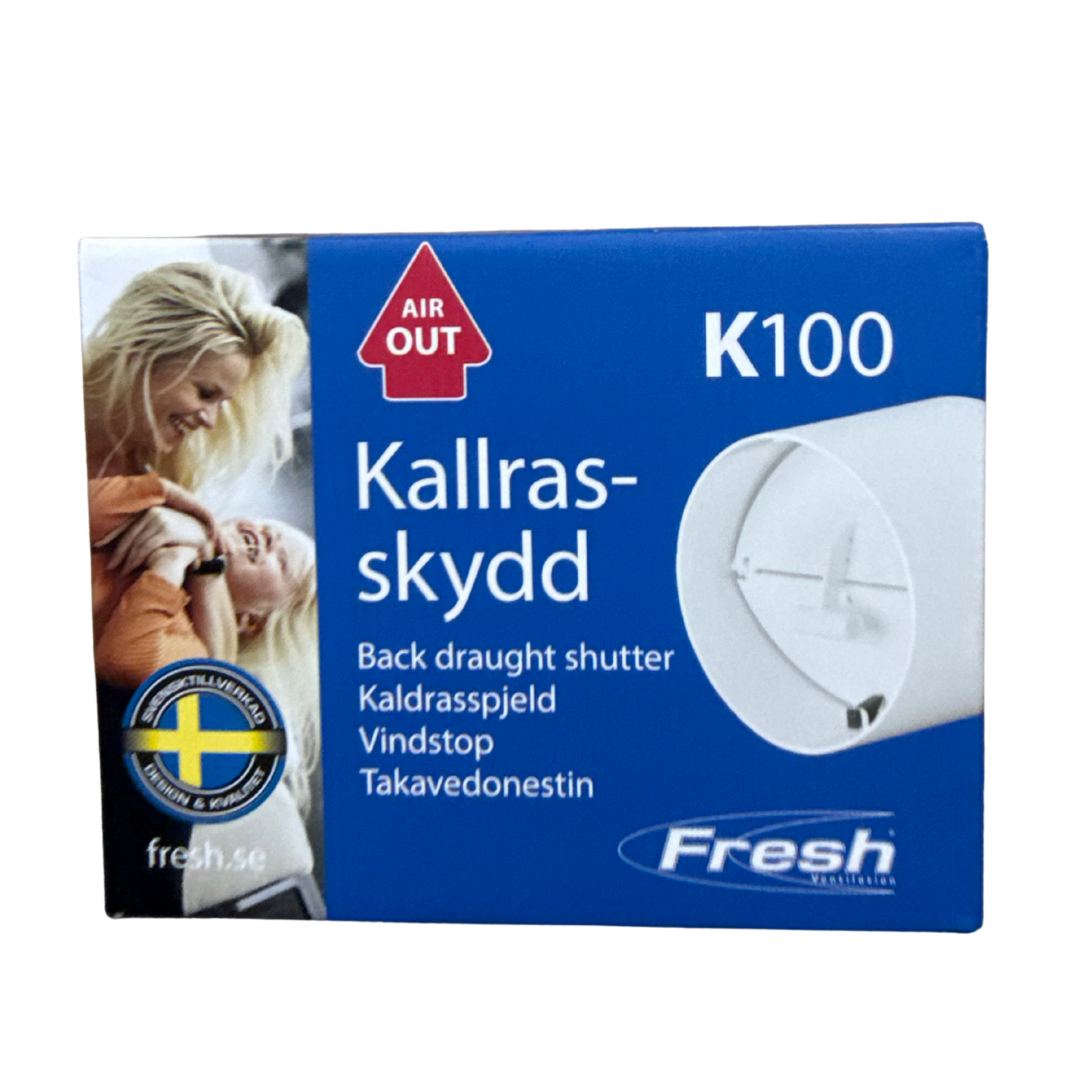Kallrasskydd K100 Fresh i originalförpackning, framsida