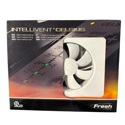 Värmeflyttare Intellivent Celsius Fresh i originalförpackning, framsida