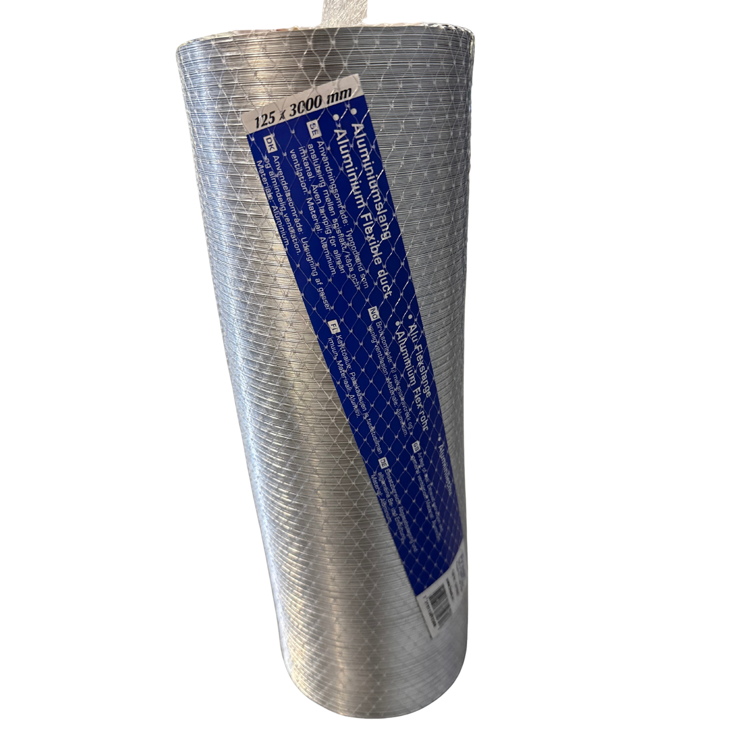 Aluminiumslang Fresh 125x3000 mm i originalförpackning med etikett