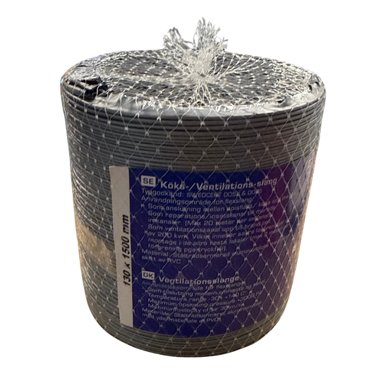Köks-/ventilationsslang 130x1500 mm typgodkänd i originalförpackning